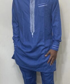 AFRICAN PRINT COTTON 2PIECES FOR MEN| AGBAJETOP AND PANT SET