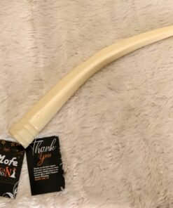 AFRICAN HAND MADE ELEPHANT CERAMIC TUSK |IGBO CONFERENCE CHIEF | KING ACCESSORY