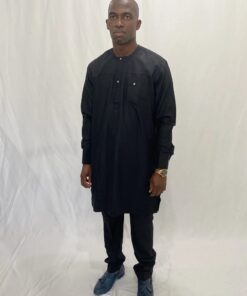 AFRICAN PRINT COTTON 2PIECES FOR MEN| AGBAJETOP AND PANT SET