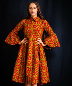 Robe motifs africain Ankara, robe motifs africain, robe ankara