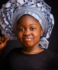 AFRICAN LASER ASO OKE AUTOGELE FOR CHILDREN |HEADGEAR |NIMI AUTOGELE