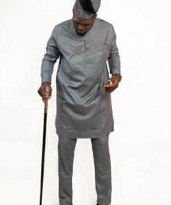 AFRICAN COTTON 3 PIECES SET FOR MEN| ANU AGBADA SET