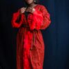 Kimono robe long imprimé africain, kimono robe, kimono imprimé africain