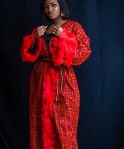 Kimono robe long imprimé africain, kimono robe, kimono imprimé africain