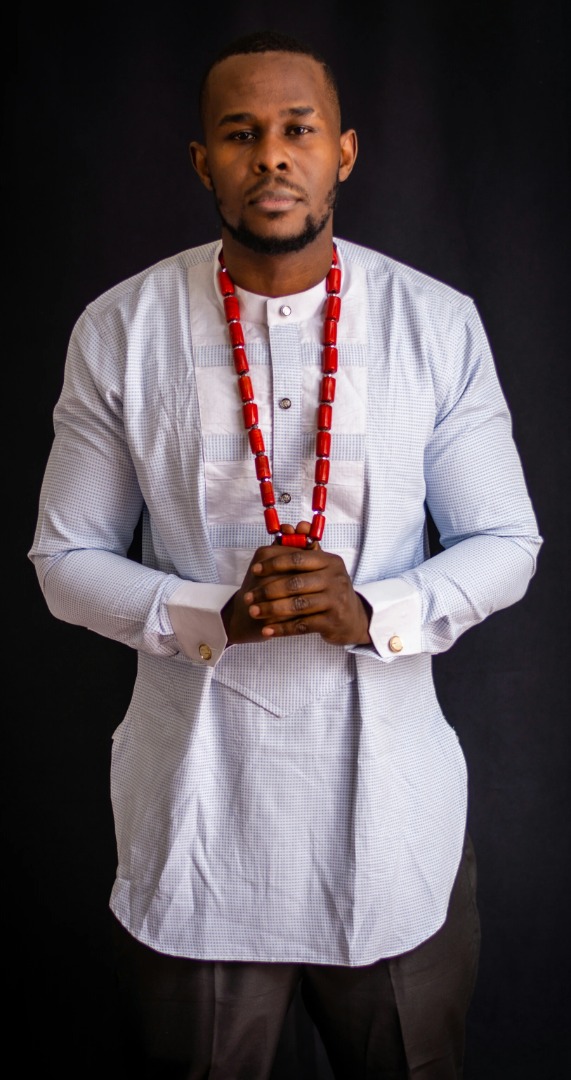 AFRICAN CORAL BEAD FOR MEN