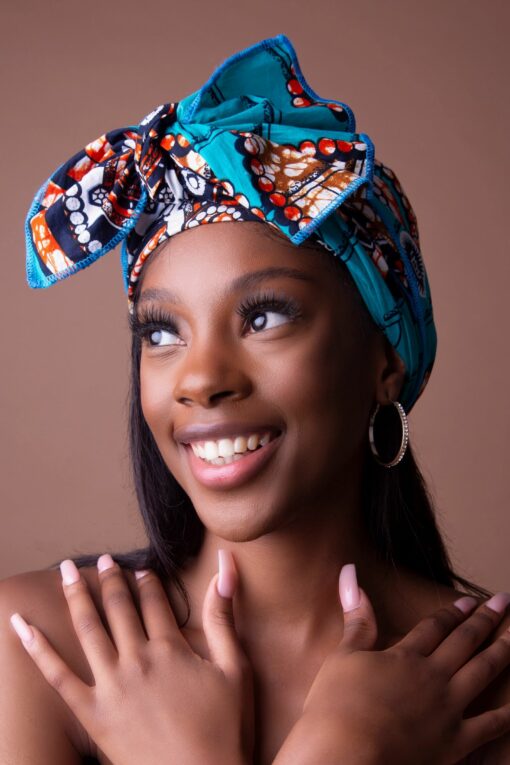 African style headwraps, african head wraps, Turban in wax