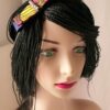 Nœud papillon fait mains tissu wax coloré