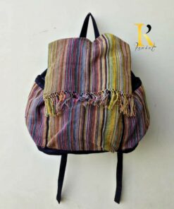 Sac à dos en PAGNE TISSÉE