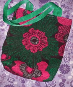 Joli sac 2en1 réversible en Wax - Tote bag