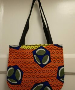 Joli sac doublé en Wax - Tote bag