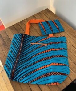 Ensemble Sac Makeda Matam Satin + pochette
