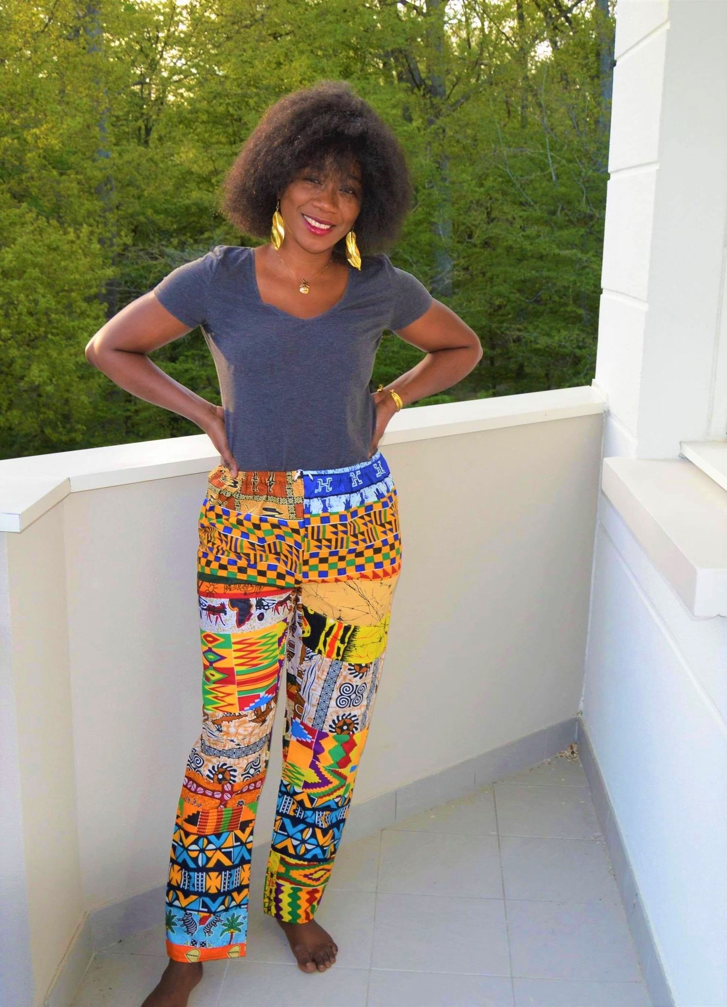 Pantalon femme wax outlet