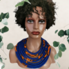 collier wax, collier africain, collier ethnique, collier masai