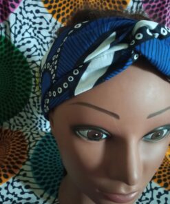 headband wax tissu wax plume de paon boucl'ebene by aime ti_7