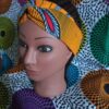 headband en wax tissu wax grotto jaune boucl'ebene by aime ti_1