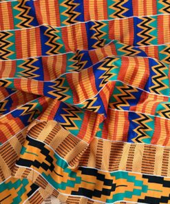 Tissus wax kente tissé d'afrique