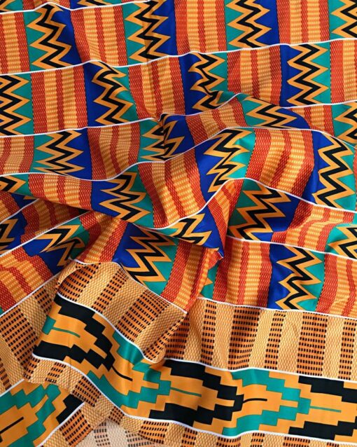 Tissus wax kente tissé d'afrique