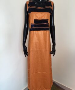 Robe longue manche courte