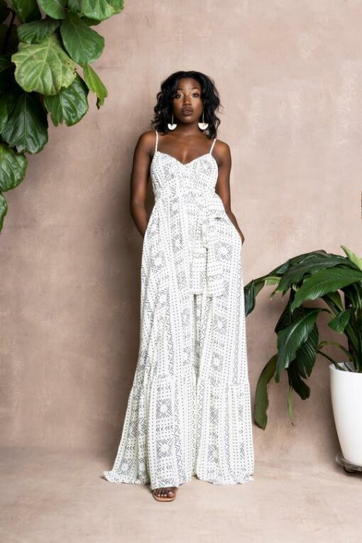 Robe Fanta: Robe Ample Blanche