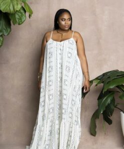 Robe Fanta: Robe Ample Blanche